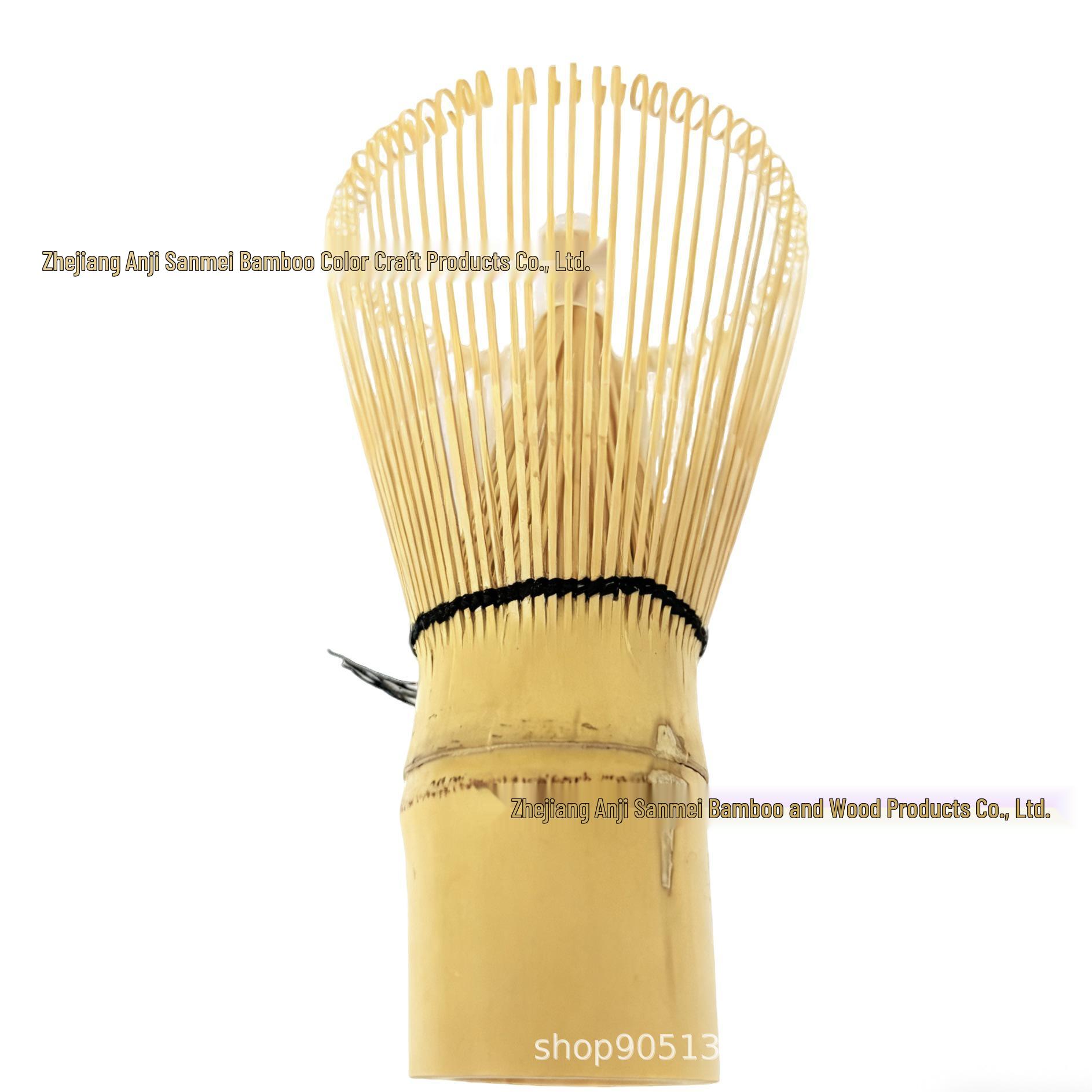 Sanmei Handcrafted 100, 120, 80-Prong Matcha Whisk Tea Set - Japanese White Bamboo Bamboo with minor defects как
