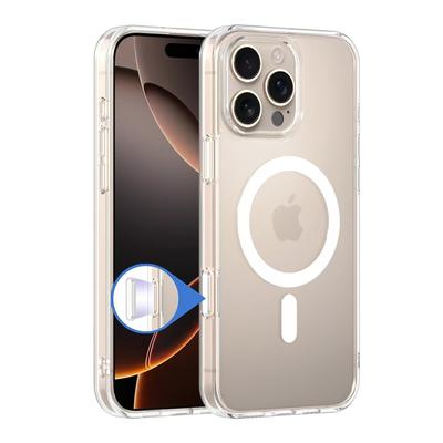 Camera Control Button Coverage Case for Magsafe Mag Safe Iphone 16 Pro Max Plus 16Pro 16Plus Iphone16 16Promax Shockproof Bumper Phone Cover Accessory