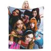 Katseye Kpop Girl Group Blankets Fleece  Winter   Multifunction Lightweight Throw Blanket for Bedding Office Quilt