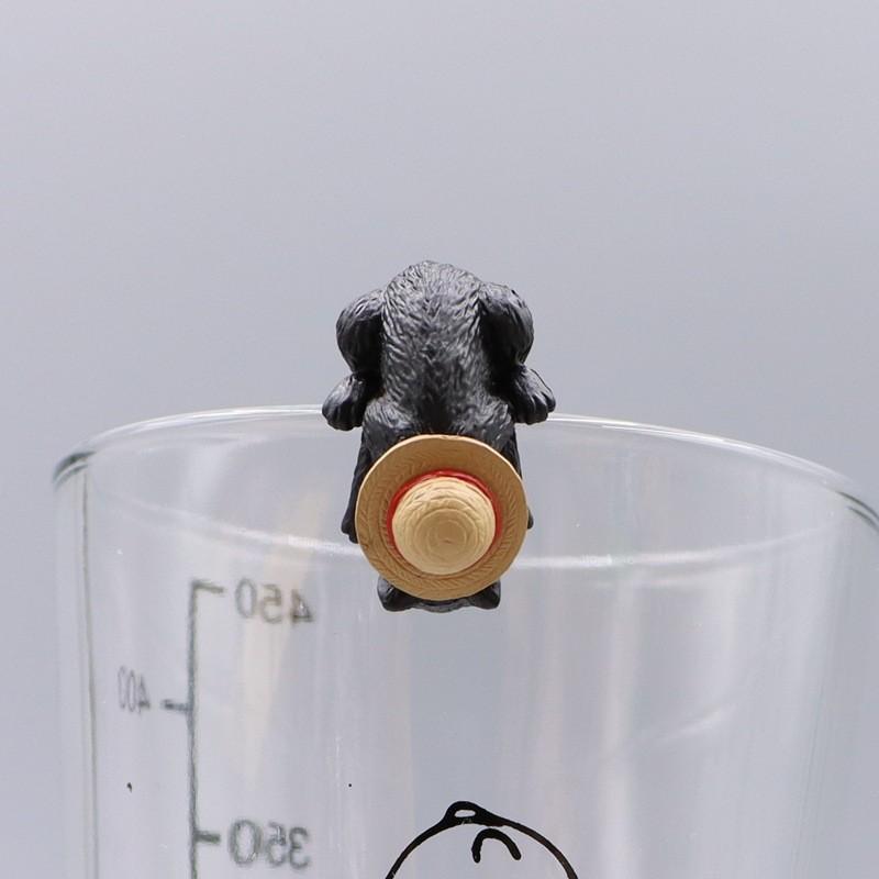 Black Action Cat Figure Cartoon Model Toy Decoration Doll Children Ornament Gift