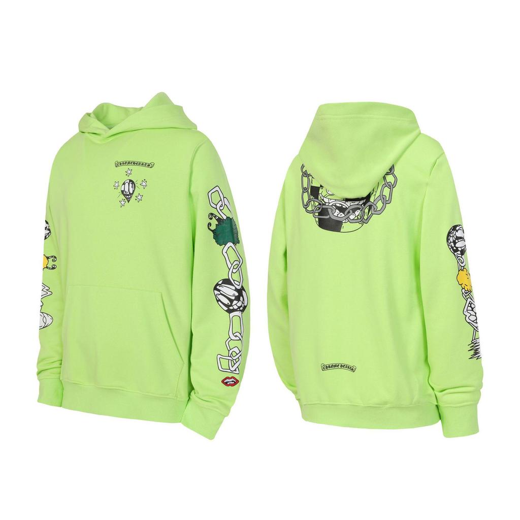 Unisex Autumn/Winter Horseshoe Hoodie with Sanskrit Print - European & American Trend
