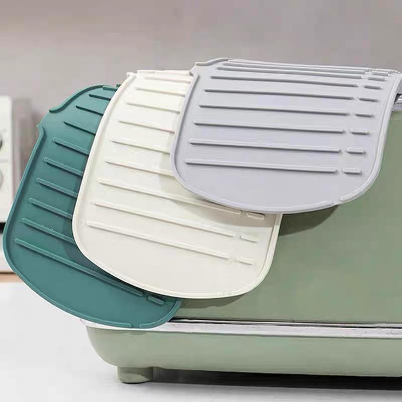 Silicone Splash-Proof Kitchen Sink Drainer Mat