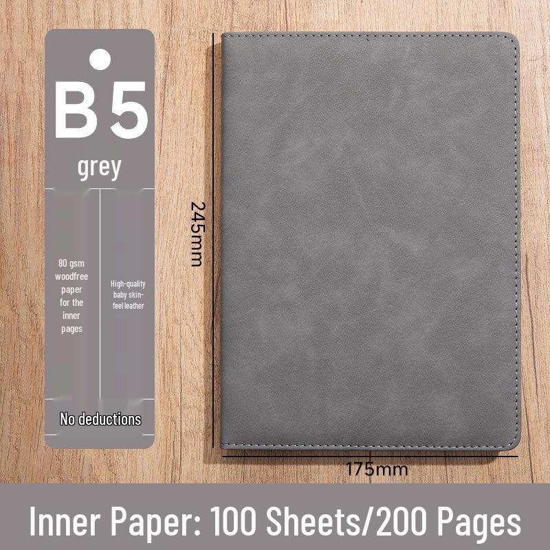 Custom Logo A5 High-End Office Notebook with Premium Cover and Inner Pages