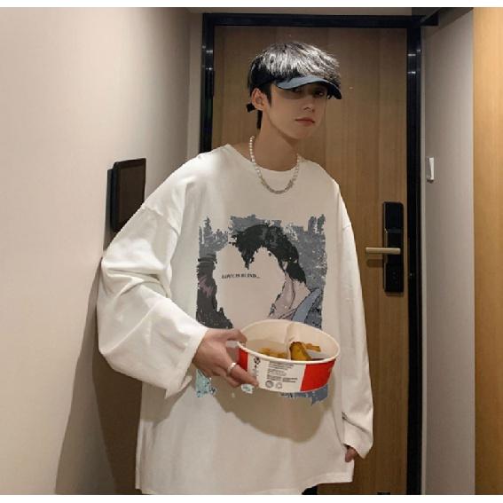 Men T-Shirts Letter Graphic Print Fashion Brand Tees for Men Men Clothing Casual Tee Man Summer Korean Retro