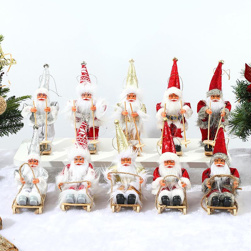 Christmas Christmas Doll Exquisite Christmas Decoration Home Decor Santa Claus Design Funny Multi-Color