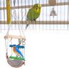 Hanging Pet Parrot Bite Climbing Toy Hamster Swing Ladder Hammock Toy
