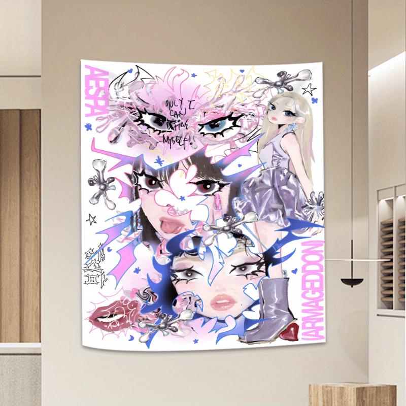 Armageddon Anime Tapestry Vibrant Wall Hanging with Edgy Design for Bedroom and Living Room Decor Perfect Gift 74x94cm(29x37in)