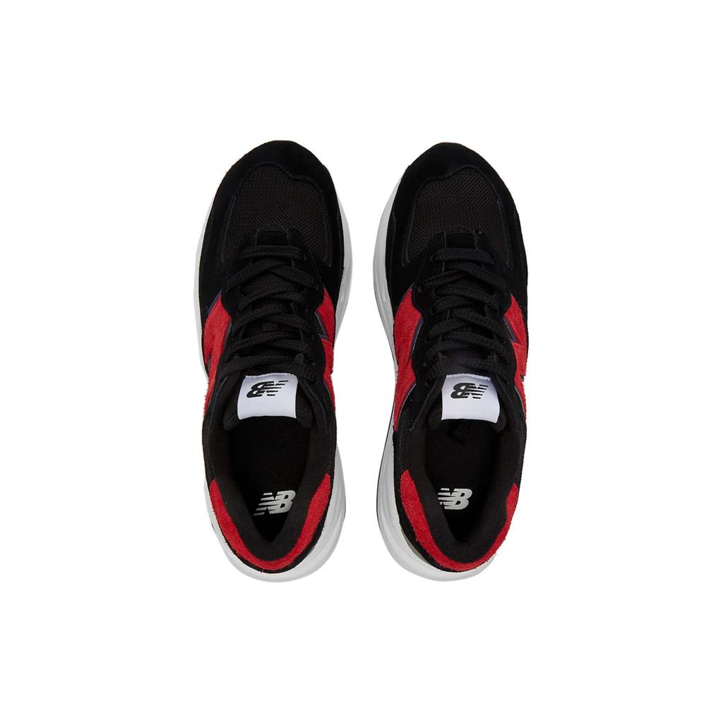 New Balance Nb 5740 Tessuto Mesh Camoscio Sport Punta Rotonda Top Basso Scarpe Casual Lifestyle Sneaker Unisex Nero Rosso M5740MS1