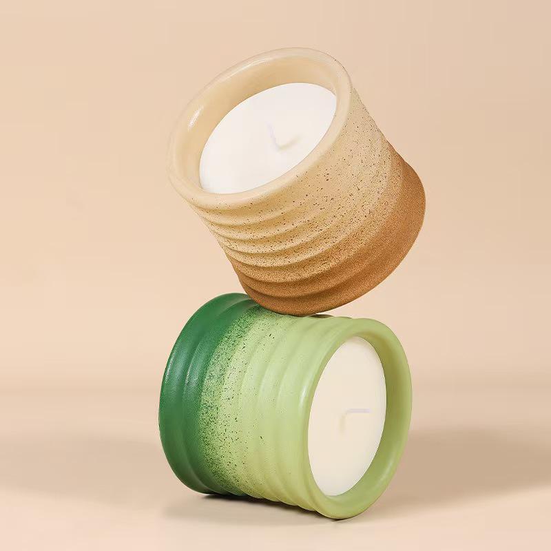 Creative Soy Wax Ceramic Aromatherapy Candle for Bedroom & Living Room