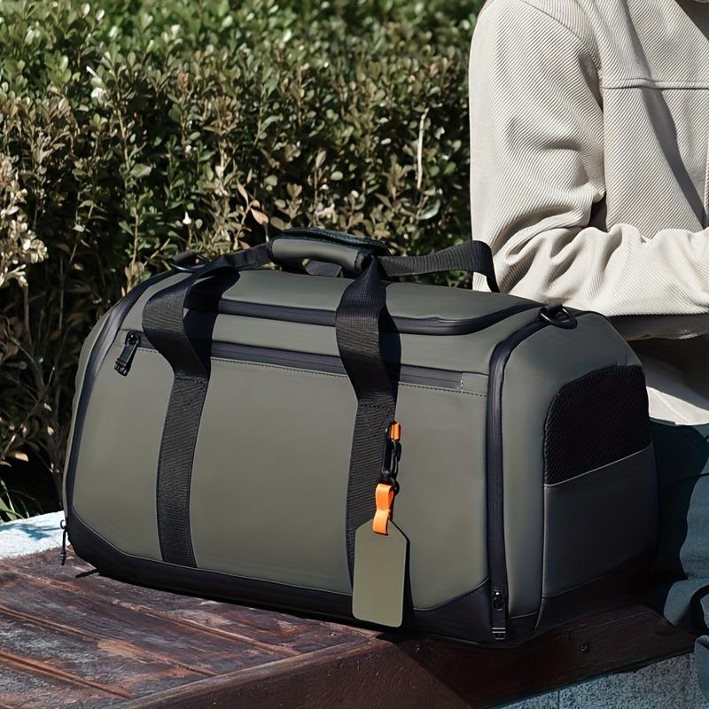 Large Capacity Travel Duffel Bag, Spacious Unisex Overnight Sports Gym Bag with Multiple Compartments, Perfect for Fitness, Outdoor Adventures