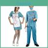 Unisex Halloween Cosplay Bloodstained Nurse Costume For Spooky Party Themes