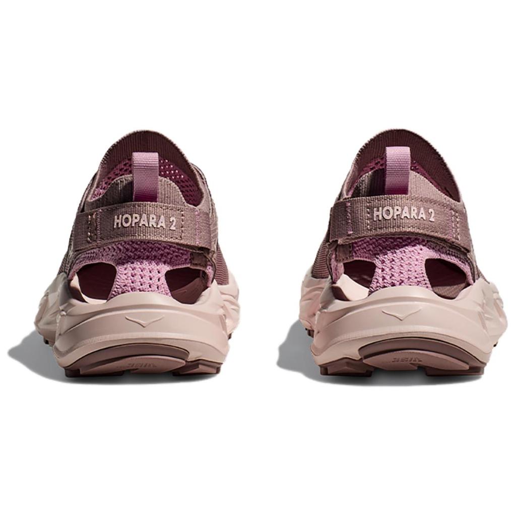 Hoka One One Hopara 2 Comfortable Soft Mesh Cushioning Low Top Trail Running Shoes Women sneaker Brown 1147670-QZT