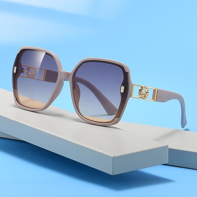 Nowe Okulary Przeciwsłoneczne Damskie Okulary UV Damskie Zaawansowane Uczucie Duża Twarz Joker Wąskie Okulary Tide Damskie Okulary Przeciwsłoneczne