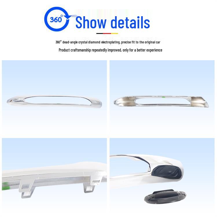 Manshi Mercedes-Benz W172 SLK200 Fog Light Frame and Daytime Running Light Cover