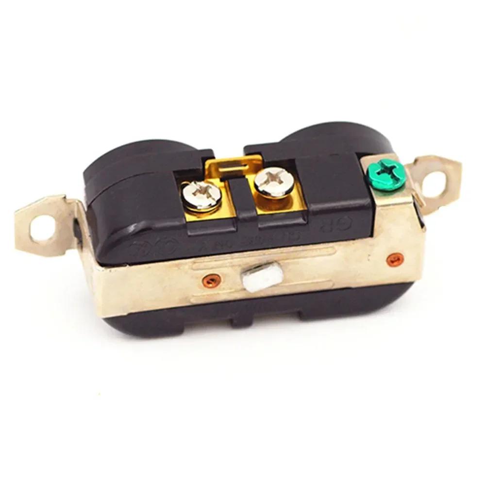 Double Industrial Plug Socket 20A 125V Double Industrial Plug For Commercial Industrial Locations E-09 Generator Socket