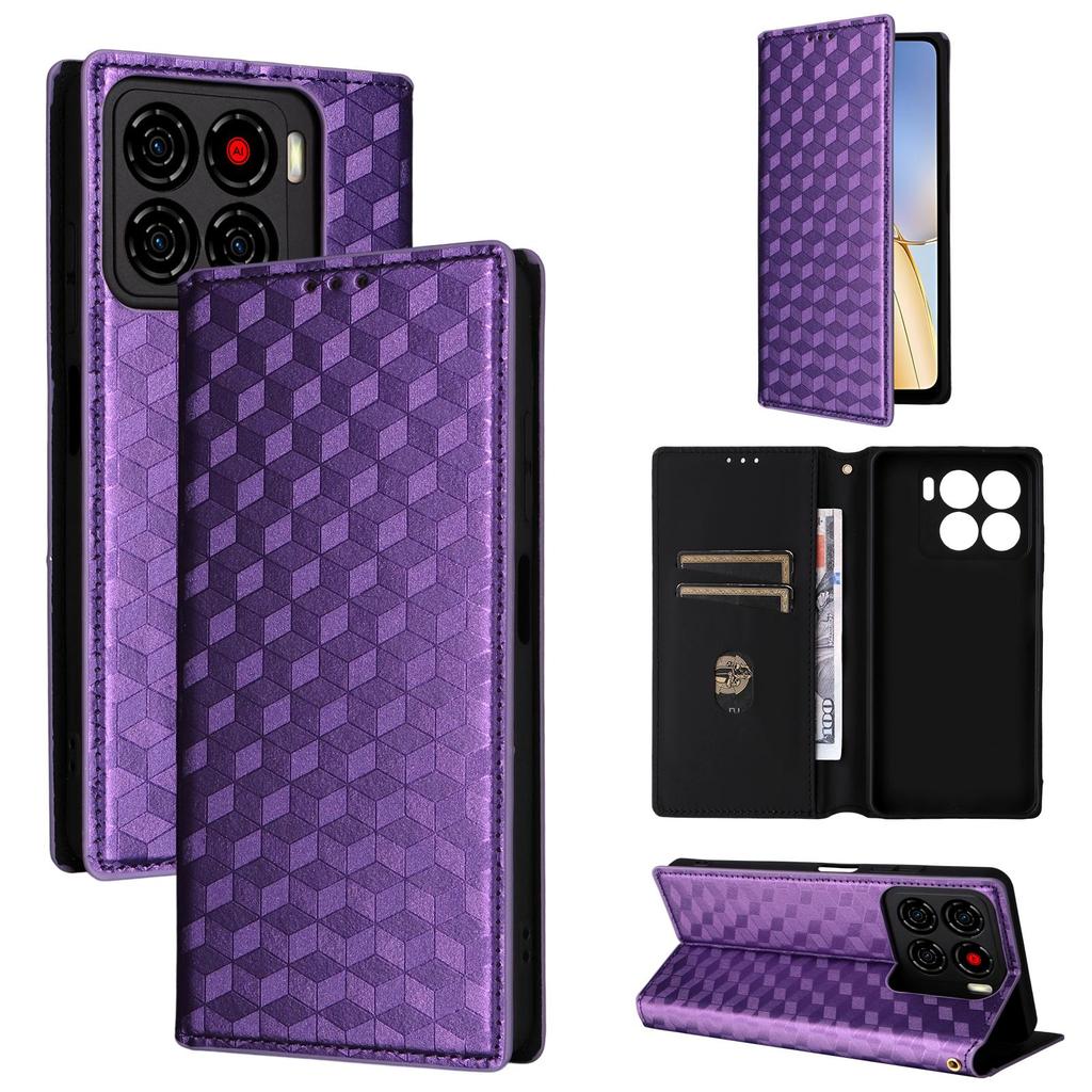 Flip Cover für ZTE Blade A56 PU-Leder Ganzkörperschutz [RFID-Blockierung] Handyhüllen Brieftaschenkoffer