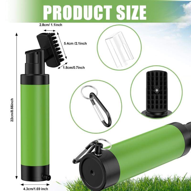 Durability Plastic Golf Club Cleaner Brush Compacts Golf Cleaning Scrubber for Effective Training Gear Maintenance