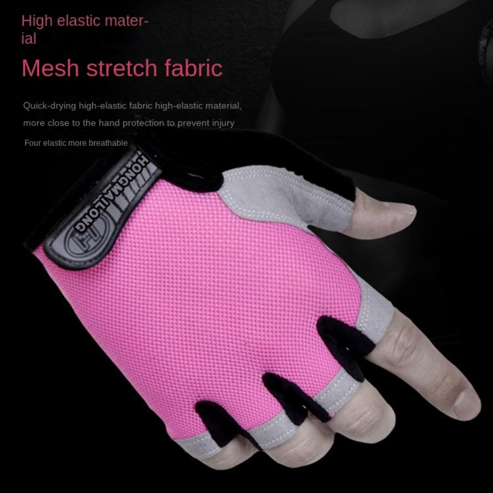 Fingerless Women Men Cycling Gloves Breathable Bicycle Accessories  for Men Women
