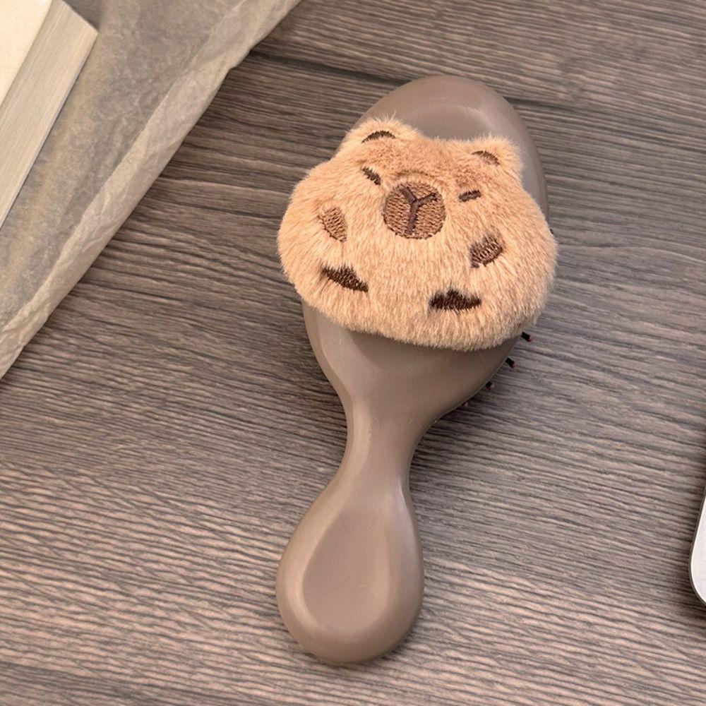 

Handle Portable Comb Anti Static Capybara Comb Hair Care Cartoon Air Comb Student style 1