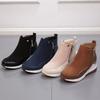 European and American Style Large Size Boots Winter New Slope Sports Style Single Shoes Heel Snow Boots