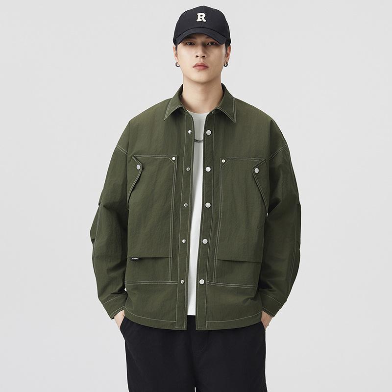 Jacket Men's Color Blocking 2025 Autumn and Winter New Men's Youth Windproof Fashion Casual Top Jacket Trend