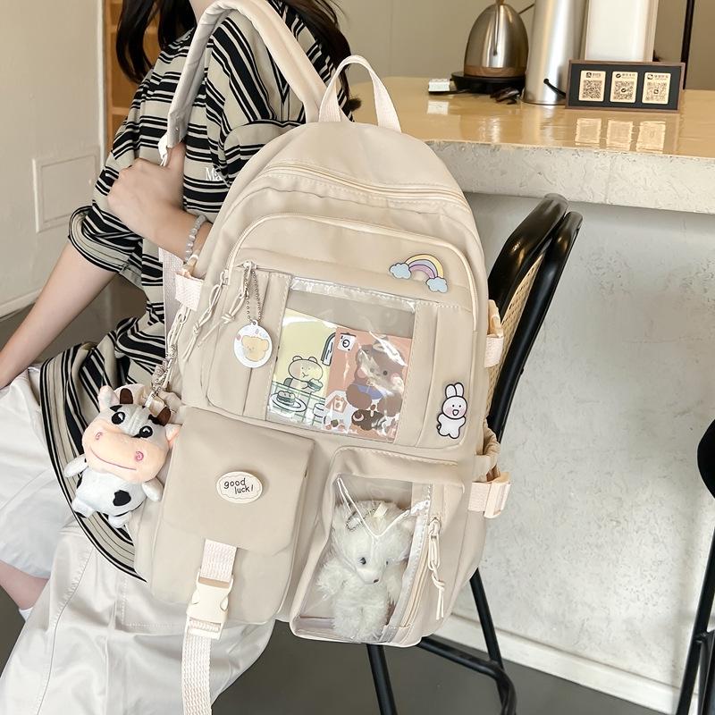 Stylish Large-Capacity Backpack for Junior High & High School Students