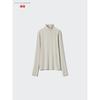 Uniqlo ExTra Warm HeaTTech Cashmere Blend Ribbed Mock Neck T shirT
