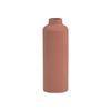 Vertical Striped Embossed Wedding Decoration Hotel Ornamental Matt Vase Clay Vases for Home Decor