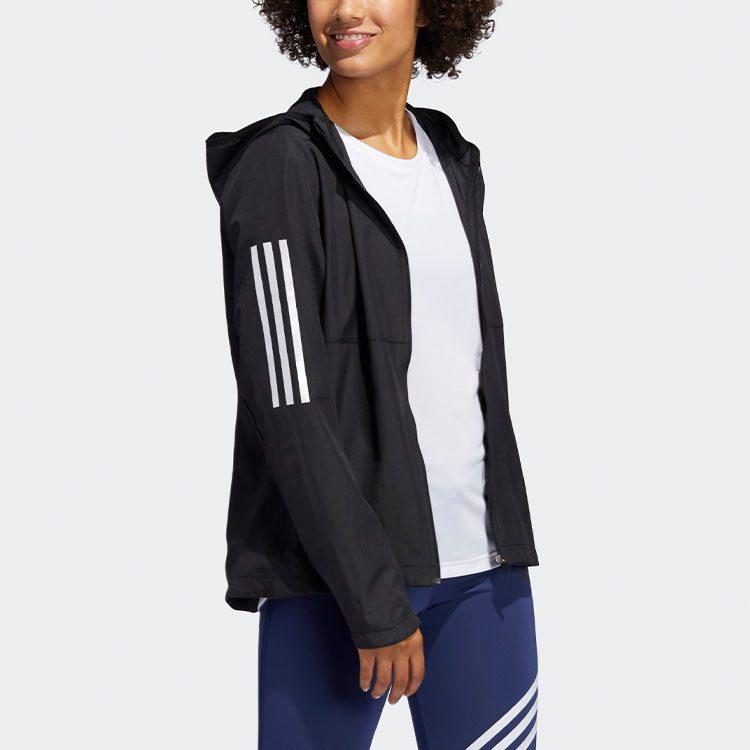 Adidas Jackets Women's Black Hooded Moderate Other FM6928