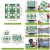 PVC Self-adhesive Tile Sticker, Kitchen Oil-proof Baffle Sticker, Bathroom Waterproof Renovation Wall Sticker, Cabinet Decoration Sticker
