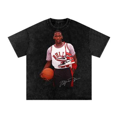 Michael Jordan Rookie Pose His Airness Vintage Basketball Graphic T-Shirt 1