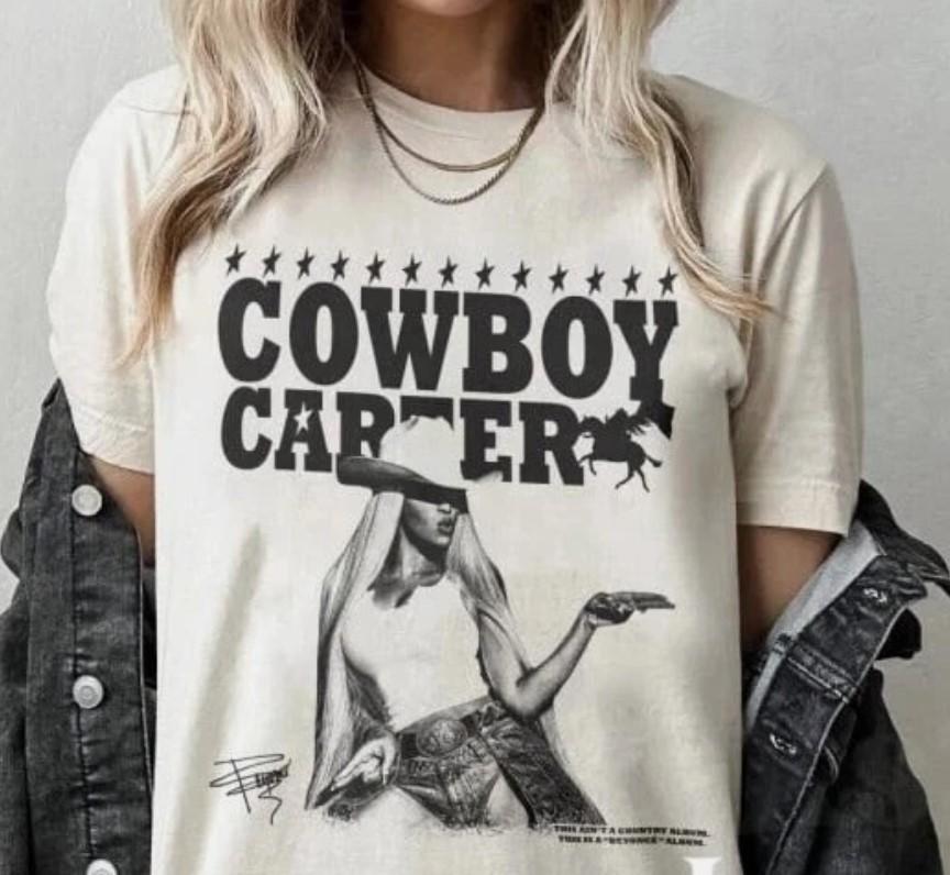 Beyonce Cowboy Carter Tour 2025 short sleeve color shirt Unisex T-Shirt S
