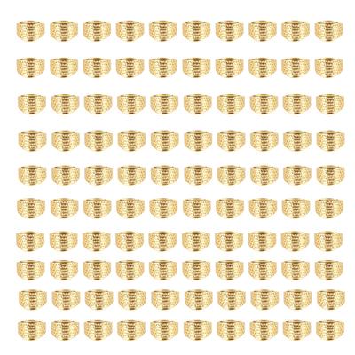 100pcs Metal Sewing Thimble Adjustable Size Rust Resistant DIY Sewing Finger Protector Finger