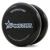 YOYO FACTORY Spin Star Başlangıç Seviyesi Yo-Yo DVD ile (Siyah)
