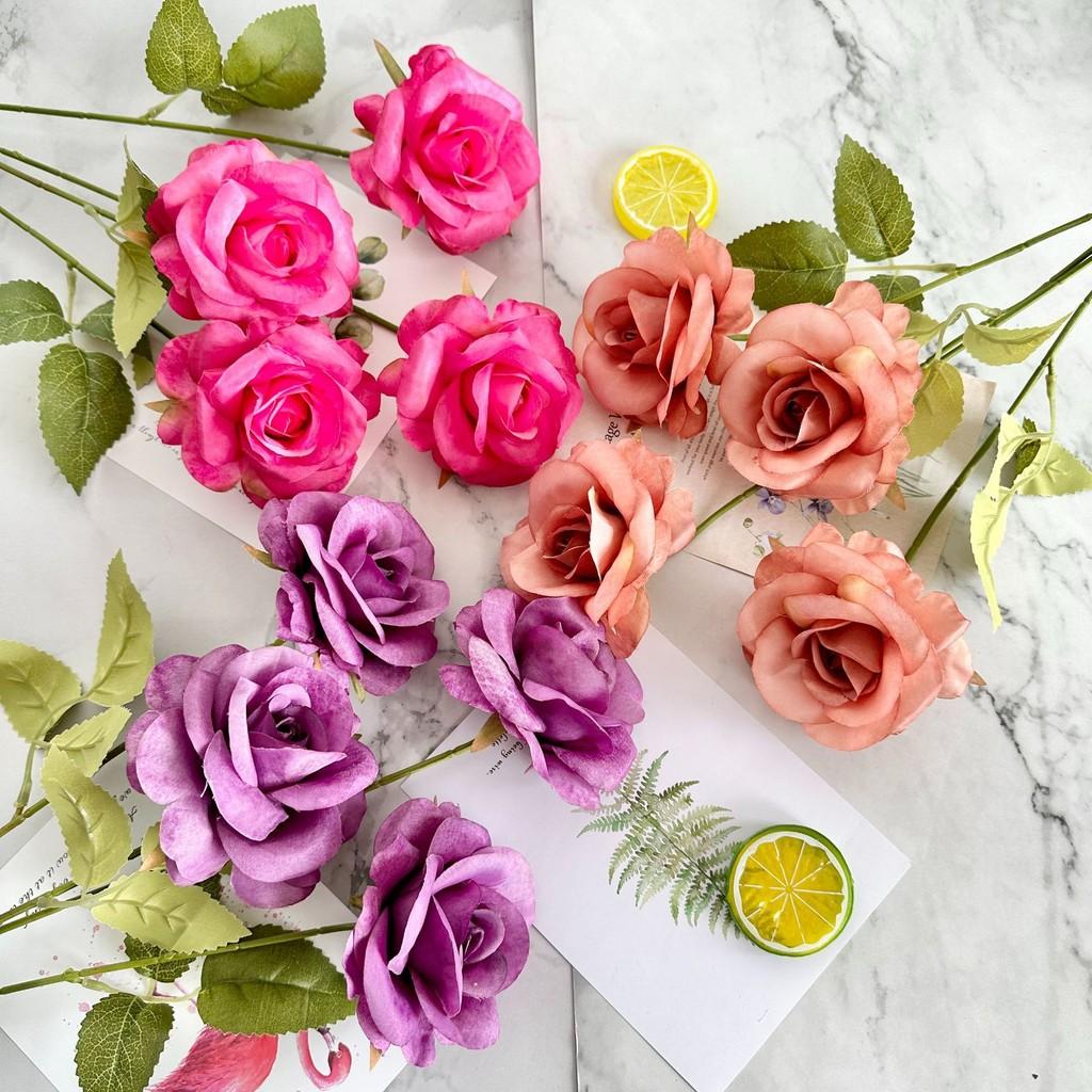 Flower Artificial Rose Wedding Hotel Restaurant Decoration Ornament Desktop