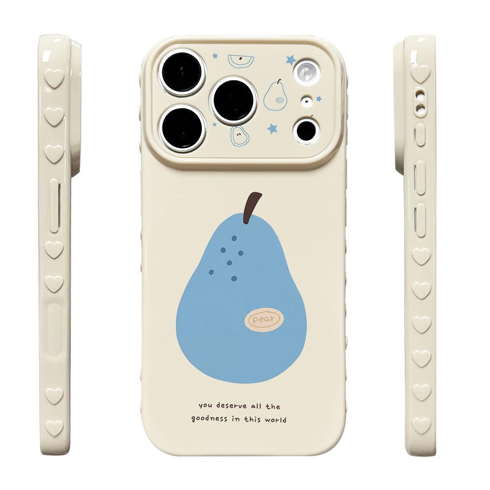 Mutant Pear Anti-Fall Protective Case for iPhone 16/17 Pro - New Style Female