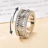TK Full Diamond Rotating Gear Ring: Stylish, Versatile, Creative, and Stress-Relieving