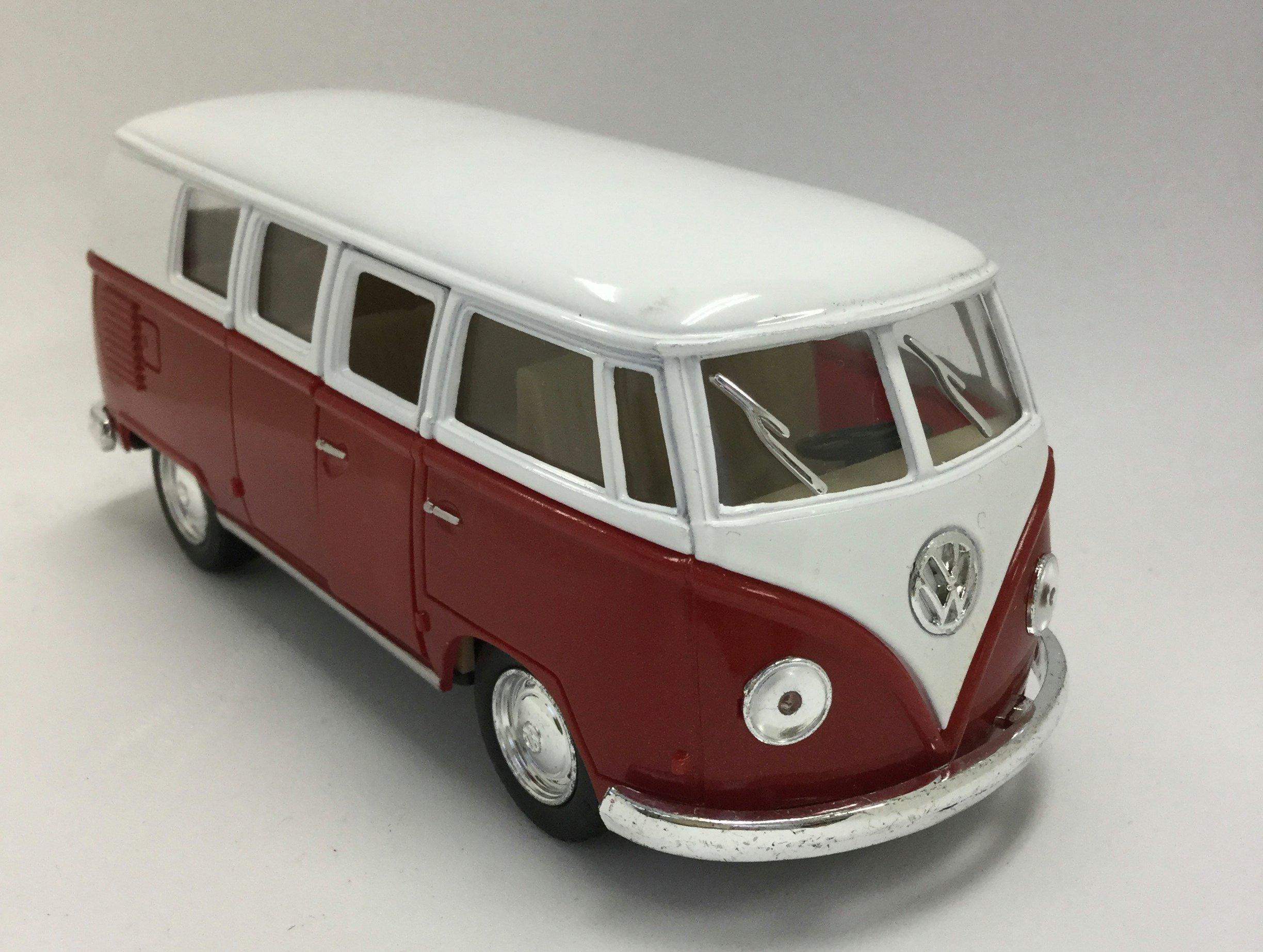 

KiNSMART Масштаб 1962 Volkswagen Bus Инерционная Литая Машина x 1/32 (Белый Красный)