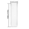 Transparent Flower-Wrapping Vases Plastic Shatterproof Clear Flower Vases Cylindrical Modern Hydroponic Plants Vase Home Decor
