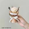 Preserved Mini Rose Bouquet - Artificial Dried Flowers Gift Ornament for Birthdays and Souvenirs