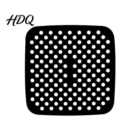 Oil Drainage Air Fryer Tray Reusable Silicone Liners Non-Stick Food Grade Basket for Pot
