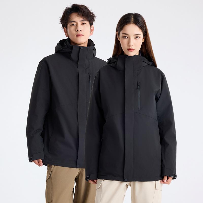 Down Jacket Three-in-one, Men s and Women s Pass Code Waterproof Women s Jacket M