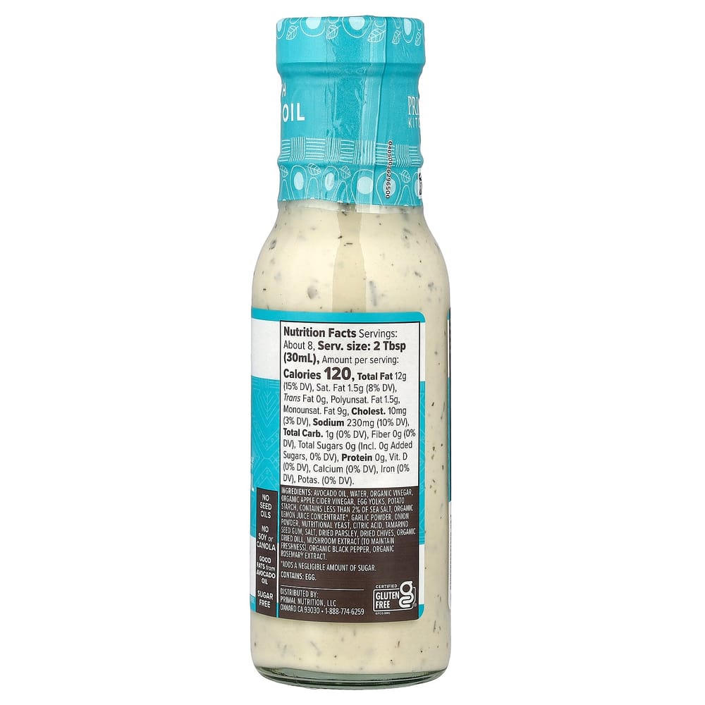 Primal Kitchen Ranch Dressing & Marinade mit Avocadoöl, 236ml (8 fl oz)