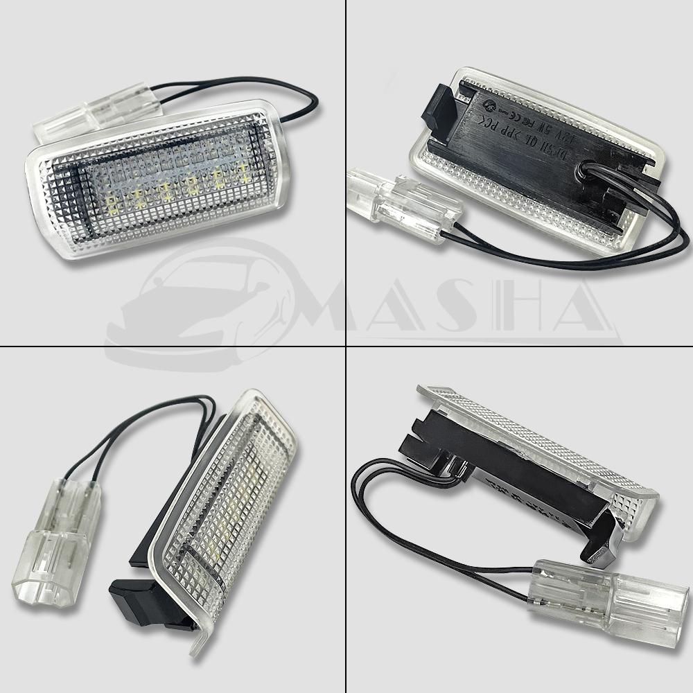 djbn1 2Pcs For Toyota Highlander Camry 40 50 55 Prado 150 J150 LC150 Land Cruiser 200 J200 LC200 Auto Signal Lamp LED Car Door Light
