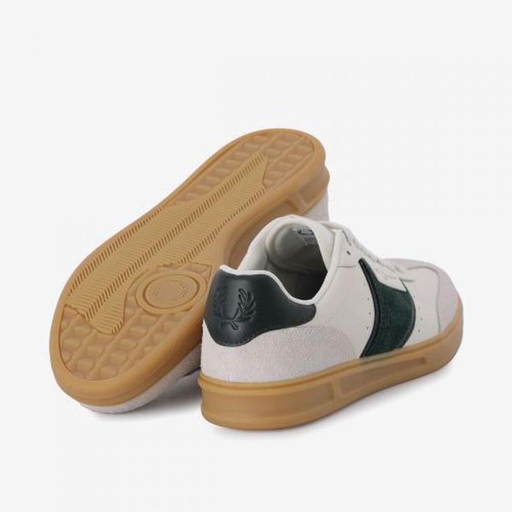 Fred Perry Men S SneakerS B4 Textured Leather Suede Sfpm2612323 760