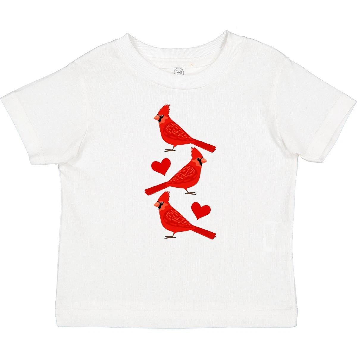 Inktastic Cardinal Cute Bird Watching Baby T-Shirt Nature Watcher Wildlife Tees 140