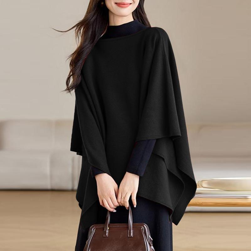 ZANZEA Women Casual Round Neck Batwing Sleeve Loose Cover Up Blouse