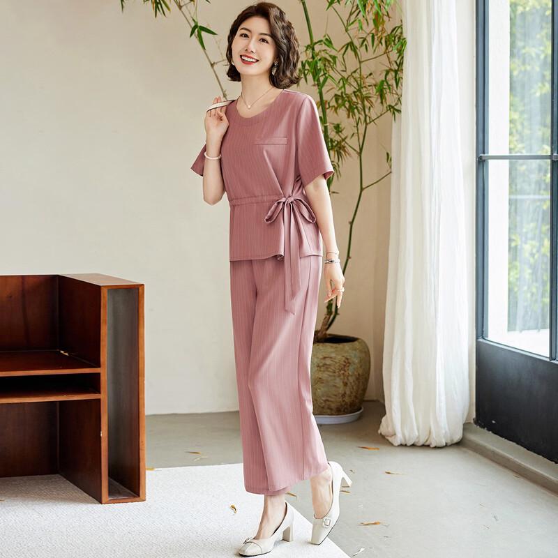 Women's Summer Top & Pants Commuter Set