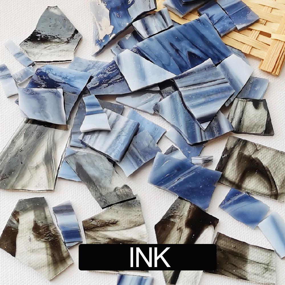 100g/Lot Mosaic Tiles Stained Glass Mosaic DIY Handmade Coaster Mosaic Puzzle Making Art Wall Decoration Supplies Mixed arte