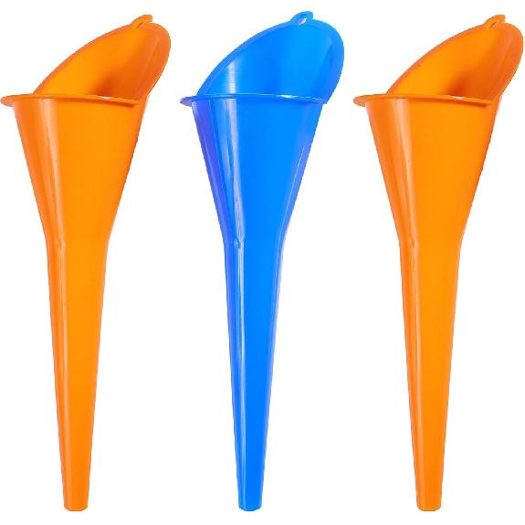 3PCS Automotive Funnels,Oil Funnel for Oil Change,Car Accessories Car Oil Funnel,Multi Function Plastic Long Neck Spill Saver Funnels,Suitable for